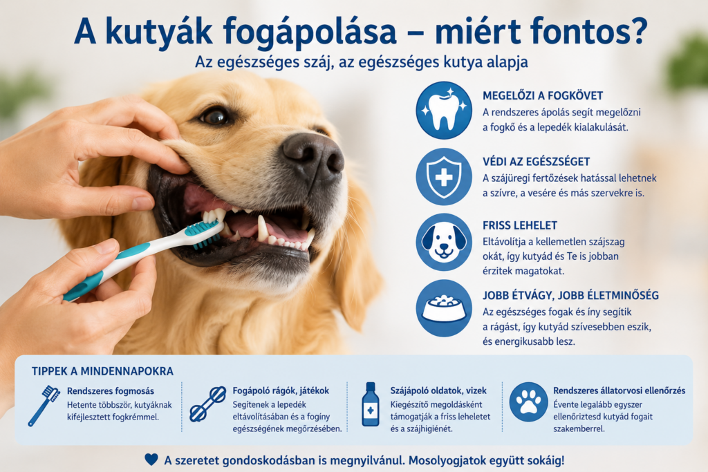 Kutyák fogápolása